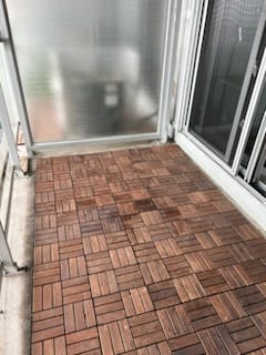 Balcony Tile Cleaning