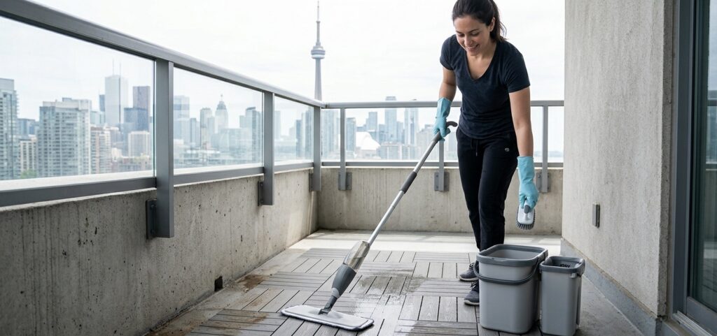 Condo tile cleaning