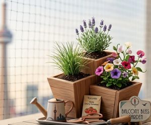 DIY balcony garden